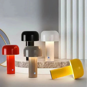 Mushroom Lamp - LumoMush - Rechargeable LED Light - Playful Home Decor