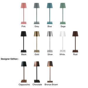 Portable Table Lamp – Luminzo – Rechargeable LED Light – Touch Control Dimmable